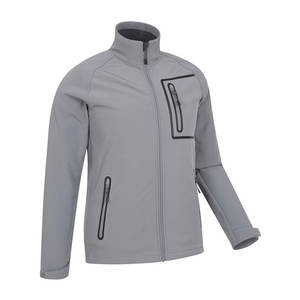 Veste Softshell à capuche pour homme avec fermeture éclair protection UV durabilité améliorée pour les vêtements de travail d'hiver et les sports de plein air - Product Image 2