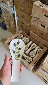 ที่วางช้อนเซรามิกวาดลายด้วยมือ DAFNI BIG PAZAR ผลิตที่อิสตันบูล ล้างมือเท่านั้น ไม่สามารถใช้กับเครื่องล้างจานได้ รุ่น 310 - Product Image 3