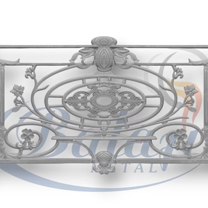 Panneau de garde-corps moderne en fonte gris poli, réglable, résistant aux UV et à la rouille, pour architecture de balcon résidentiel haut de gamme - Product Image 5