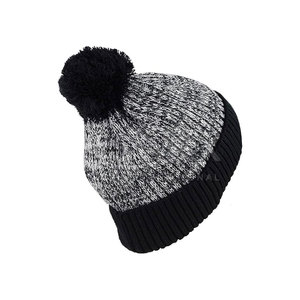 Chapeau en tricot jacquard à pompon de haute qualité, prix de gros, chapeau en tricot à pompon d'hiver, faible MOQ - Product Image 5