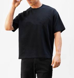 OEM personalizado verano Streetwear Jogger hombres camiseta logotipo personalizado algodón camiseta de alta calidad de gran tamaño camisetas de los hombres - Product Image 4