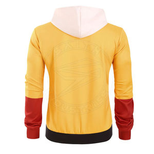Sweat à capuche unisexe XL personnalisé à fermeture éclair intégrale, en molleton de coton et polyester de haute qualité, séchage rapide, respirant et doux - Product Image 2