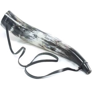 Cuerno de búfalo hecho a mano de alta calidad Técnica pulida para música y rituales Estilo animal Blow Horn - Product Image 3