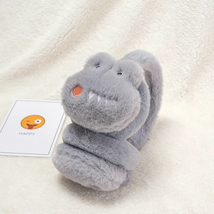 Orejeras Unisex de Invierno, Nuevas y Modernas, Personalizadas, de Felpa Suave de Poliéster, con Estampado por Transferencia de Calor, Parche Bordado, Cálidas y a la Moda para Niños - Product Image 5