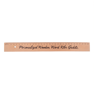 Règles en bois personnalisées avec inscription de mots - Product Image 3