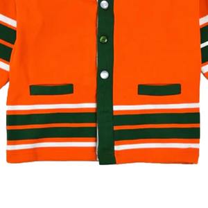 Cárdigan de punto a la moda con logotipo de letra personalizado cuello en V Unisex University Sorority Varsity Plus Size Vintage Fraternity - Product Image 6