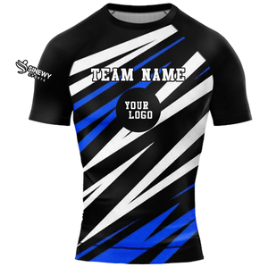 Custom Designs Grappling Rash Guards Brazilian <b>Rashguard</b> Polyester Spandex Causal Fitness Rash Guard - Product Image 6