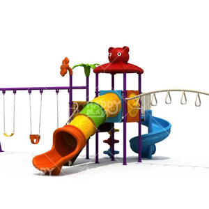 Structure multi-plateformes de terrain de jeux extérieur énergisant HP-OPC 010 pour jeux actifs - Product Image 1