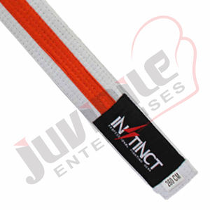 Cinturón de Jiu-Jitsu de Dos Colores con Logotipo Personalizado, 100% Algodón, Kimono de BJJ Duradero, Ropa de Artes Marciales Unisex para Adultos, de Secado Rápido y Transpirable - Product Image 3