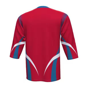 Alta calidad de los hombres de media manga de sublimación Fitness ropa deportiva estándar Lacrosse Jersey para ropa de fútbol - Product Image 5