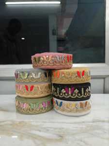 Tela de Encaje Floral Bordada 100% Poliéster al por Mayor - Estilo Elegante y Ejecutivo para Prendas Personalizadas y Textiles para el Hogar - Product Image 4