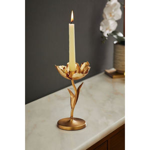 Bougeoir en fer de la plus grande qualité bougeoir en or rose chandelier au design antique pour bougeoir à vendre populaire - Product Image 6