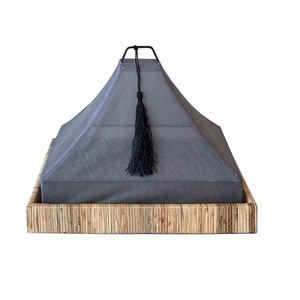 Soporte para Pastel de Madera de Alta Calidad para Eventos y Fiestas de Cumpleaños, con Acabado Natural y Cúpula de Vidrio para Decoración - Product Image 6