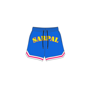 High Quality <b>Men</b> 5 Inch Breathable Double Layer Athletic Gym Mesh <b>Shorts</b> <b>With</b> <b>Zip</b> Side Pockets - Product Image 3