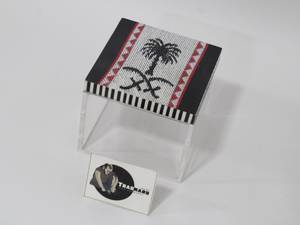 Quemador de incienso árabe tradicional Kefaf Mubkhar Agarwood Plato cuadrado de madera regalo de Ramadán para interiores - Product Image 4