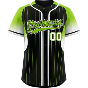Camiseta de béisbol personalizada abotonada, camiseta de softball de malla de ajuste atlético, control de humedad, aparejos de secado rápido, sublimación de sarga de EE. UU. - Product Image 5