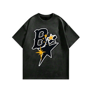 Hombres personalizado DTG DTF camisetas diseño de moda transpirable algodón unisex moda streetwear casual entrenamiento verano tops - Product Image 1