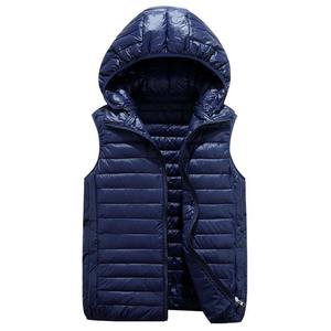 Chaleco acolchado sin mangas de invierno con cremallera de cuello alto Chaqueta ligera para exteriores Zip up Warm Outerwear Abrigo acolchado - Product Image 6