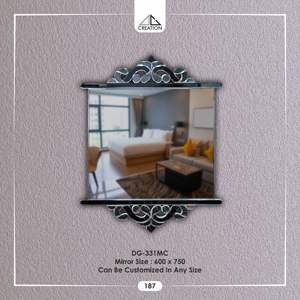 Miroir à motif vénitien avec réflexion claire pour les espaces intérieurs modernes en provenance d'Inde - Product Image 5