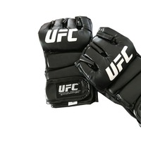 Gants de boxe Muay Thai UFC MMA à demi-doigts en cuir de vachette véritable, personnalisables, haute qualité, ajustement universel