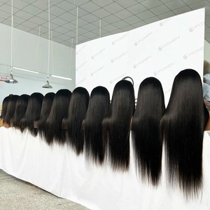 Vente en gros Perruques cheveux humains ombre 100 de haute qualité, perruques humaines Body Wave V Part avec plus de couleur pour les femmes - Product Image 2
