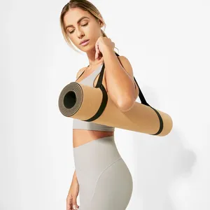 Tappetino Yoga Personalizzato Violetta Cork, Gadget Unico per Appassionati di Fitness - Product Image 2