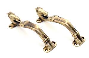 Tirador de perilla de latón pulido hecho a mano al por mayor para armarios y armarios con muestra gratis - Product Image 6