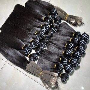 Extensions de cheveux tissés au meilleur prix, cheveux raides comme des baguettes, 100% cheveux humains vietnamiens, longueur 8 à 10 pouces, prêts à être expédiés - Product Image 6