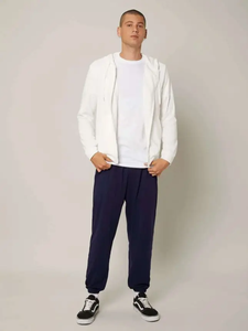 2025 pull pour hommes 100% coton surdimensionné de haute qualité Logo personnalisé couleur blanche avec sweat à capuche d'impression personnalisée pour unisexe - Product Image 3