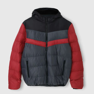 เสื้อแจ็คเก็ตพัฟเฟอร์แบบมีฮู้ดน้ำหนักเบาสำหรับฤดูหนาว ดีไซน์ใหม่เคลือบผิว สำหรับผู้ชาย ขายส่ง บริการ OEM หลายสี - Product Image 6