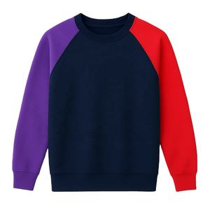 Sudadera Retro Personalizada con Estampado, Cuello Redondo, Corte Regular, 100% Algodón Tejido, Estampado Primaveral, Ropa Deportiva Urbana Elegante - Product Image 4