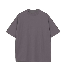 Hot Selling Custom Heavyweight 100% Cotton Bamboo Fiber Men's T-Shirt Oversized Style Casual Blank Design Distressed <b>Tshirt</b> - Product Image 3
