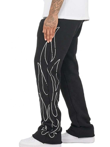 Best Quality <b>Vintage</b> Acid Wash Men Tracksuit Set Pullover Sweatsuit Hoodie Straight Leg Flared <b>Pants</b> Fleece Tracksuit for Men - Product Image 6