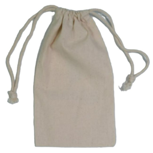 Sac à cordon en coton biologique écologique, petit sac en toile de mousseline réutilisable, impression personnalisée de logo, promotionnel, recyclable, imprimé à l'écran - Product Image 3