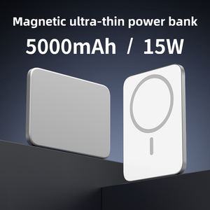 <span class=keywords><strong>Batterie</strong></span> externe magnétique ultra-fine <span class=keywords><strong>de</strong></span> 6 mm 4000 mAh - Charge sans fil 15 W et charge rapide USB-C 22,5 W <span class=keywords><strong>Batterie</strong></span> externe <span class=keywords><strong>portable</strong></span> - Product Image 3