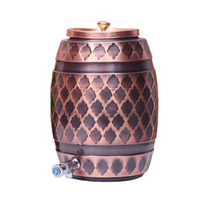 Moderno y Elegante Tanque de Agua de Cobre para Hogar, Cocina, Oficina, Fiestas, Restaurantes, Diseño Ecológico y Lavable, Beneficios para la Salud Ayurveda - Product Image 2
