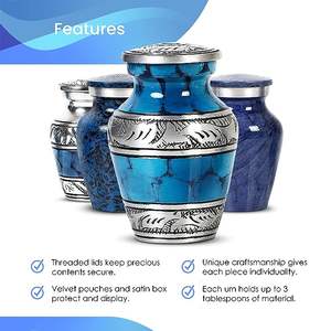 วัสดุเคลือบเงาสีฟ้าราชวงศ์เคลือบนิกเกิลเคลือบเงาวัสดุอะลูมิเนียมแกะสลักที่เป็นที่ระลึกจากตัวแทนจำหน่ายทั่วโลก - Product Image 4