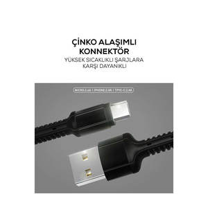 Cable Micro USB 3 en 1 Netzy LS63 de 1 m, Cargador Rápido de Cobre Puro con Función de Iluminación para Transferencia de Datos - Product Image 2