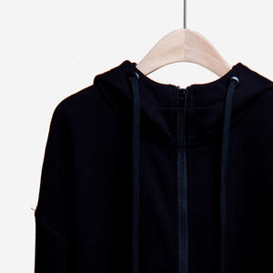 เสื้อฮู้ดแบบซิปรูด100% สำหรับผู้ชายและผู้หญิงผ้าฝ้าย380กรัมสีพื้นแบบเรียบใส่ได้ทุกเพศสินค้ามาใหม่ - Product Image 6