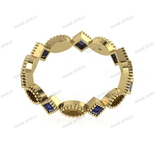 Bague en argent sterling 925 plaquée or pour femme, sertie de marquise, demi-monture, souvenir de lait maternel, sertie de CZ vide, vente en gros de bijoux - Product Image 6