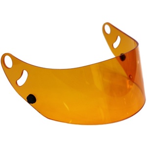 แผ่นบังแดดสีส้มสไตล์สปอร์ต งานฝีมือประณีต ใช้ได้กับหมวกกันน็อค GP-6 GP-6 RC GP-6K GP-6S SK-6 ป้องกันรอยขีดข่วน หนา 3 มม. - Product Image 2