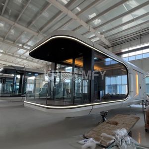 Maison préfabriquée portable à prix compétitif 2025, maison modulaire préfabriquée, hôtel moderne de luxe, capsule spatiale - Product Image 1