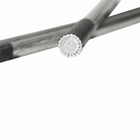 Cable conductor desnudo de aleación de aluminio trenzado 1/0 2/0 AWG AAC ACSR AAAC 63% de conductividad marca Jayuan con servicio de doblado