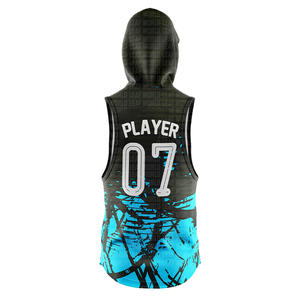 Custom 100% Polyester Heat Transfer Printed <b>Flag</b> Football Jerseys Breathable Plus Size Sleeveless Team Shirts for 7on7 7v7 XL - Product Image 3