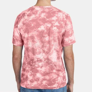 T-shirt Tie Dye pour homme de haute qualité, élégant, 100% coton, tricoté, respirant, séchage rapide, manches courtes, vente en gros, nouveau design au Pakistan - Product Image 5