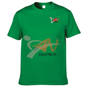 T-shirt d'été en polyester/coton avec logo imprimé personnalisé de haute qualité pour hommes-Écologique et respirant - Product Image 1