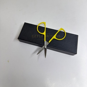 Tijeras Profesionales de Peluquería para Niños, Seguras, de Acero Inoxidable Afilado, Curvas, para Cutículas, Producto de Cuidado para Bebés, Cerámica Personalizada - Product Image 3
