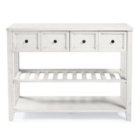 Buffet de table console d'entrée convertible pliable et extensible en bois massif pour hôtel et maison meubles de salon