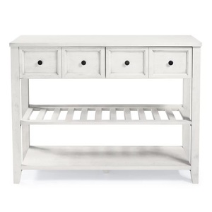 Mesa de consola de entrada extensible plegable convertible de madera maciza aparador Buffet para muebles de sala de estar de Hotel y hogar - Product Image 3