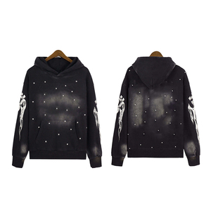 Chándal personalizado de alta calidad, chándales para hombre, chándal lavado vintage, conjunto de pantalones de chándal y sudadera con capucha para hombre - Product Image 4